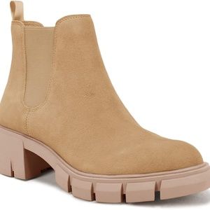 Women’s Chelsea Boots Platform Chunky Block Heels Slip On